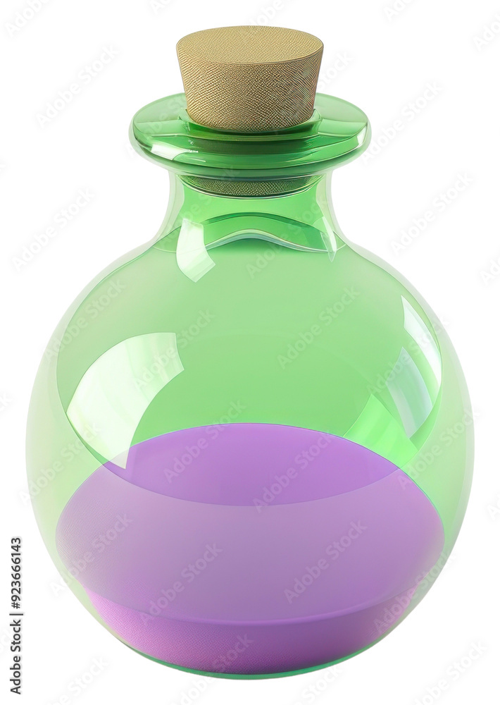 PNG Cute poison bottle cosmetics pottery perfume.