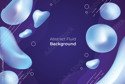 Modern and Futuristic Fluid Abstract Background 1