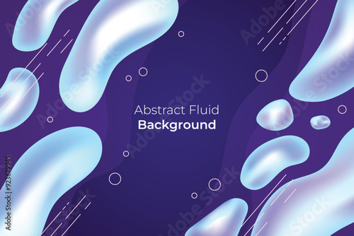 Modern and Futuristic Fluid Abstract Background 4