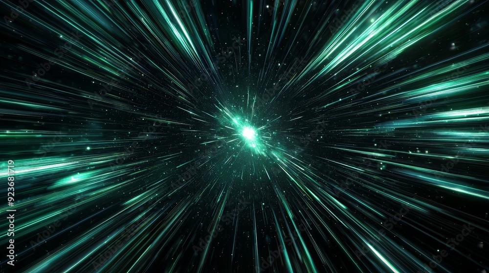 Light speed, light beams flying fast from center to edges of screen.A futuristic background with a bright white star explosion. An abstract design for space travel or science fiction concept Light speed, light beams flying fast from center to edges of screen.A futuristic background with a bright white star explosion. An abstract design for space travel or science fiction concept