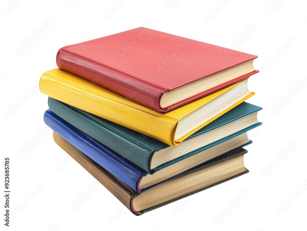 stack of books cut out transparent isolated on white background PNG stack of books cut out transparent isolated on white background PNG