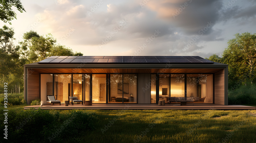 Modern eco-friendly house home solar energy panels roof green renewable sustainable sustainability electricity contemporary design regenerative cozy landscape environment environmentally friendly Modern eco-friendly house home solar energy panels roof green renewable sustainable sustainability electricity contemporary design regenerative cozy landscape environment environmentally friendly