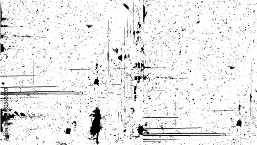 Wallpaper Mural Abstract Grunge Scratches Background Vector, Black and White Texture. Rustic Texture Vector Background, Monochrome effect. Torontodigital.ca