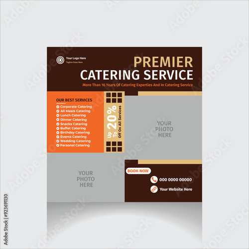 Catering Service social media post