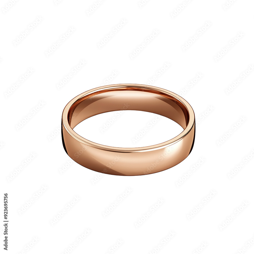rose gold ring with a sleek design, perfect for weddings, engagements, or special occasions. isolated on a white background. rose gold ring with a sleek design, perfect for weddings, engagements, or special occasions. isolated on a white background.