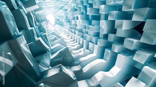 A complex maze of pixels and data, where the movement from one frame to the next is manipulated to create surreal, disorienting paths that defy logic and gravity