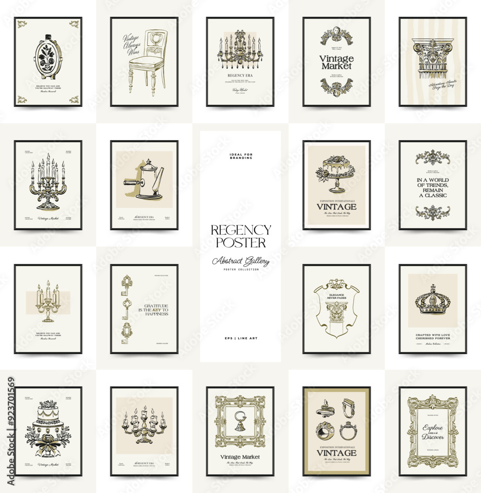 Hand draw la dolce vita posters template. Modern trendy minimal style. Doodle Wallpaper, wall decor, print, postcard, cover, template, banner. summer holidays in the village of Provence.
