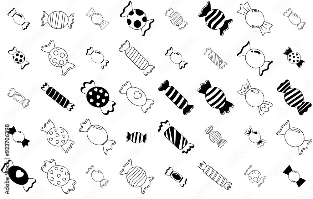 Mega Set Of Vector Candy Vector Symbols Apps, Websites Ui Designs Suitable For Valentines,Dessert,Sweet,Halloween,Candy Vector Icons Illustration Collection Mega Set Of Vector Candy Vector Symbols Apps, Websites Ui Designs Suitable For Valentines,Dessert,Sweet,Halloween,Candy Vector Icons Illustration Collection