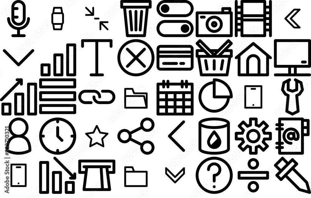 Mega Set Of Vector Basic Ui Vector Symbols Apps, Websites Ui Designs Suitable For Arrow,Document,Page,Voice,Point Set Vector Flat Line Icons Mega Set Of Vector Basic Ui Vector Symbols Apps, Websites Ui Designs Suitable For Arrow,Document,Page,Voice,Point Set Vector Flat Line Icons