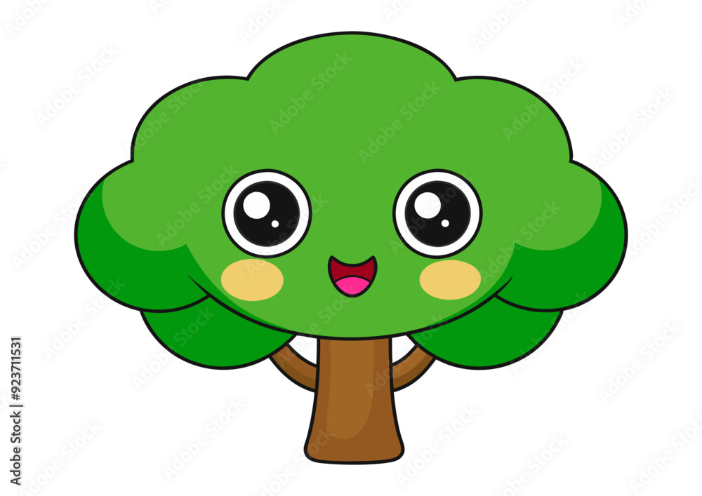 green tree cartoon vector illustration green tree cartoon vector illustration