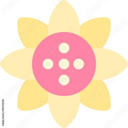sunflower flat icon