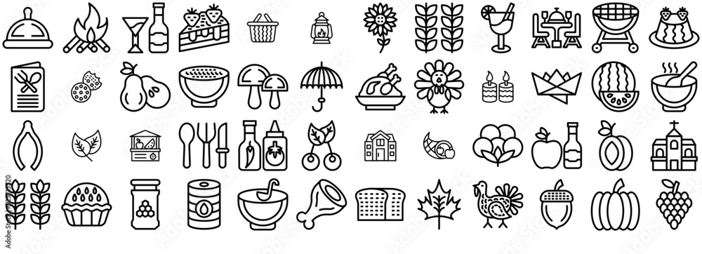 Set Of Thanksgiving Icons Collection Isolated Silhouette Solid Icons Including Food,Drink,Thanksgiving,Fruit,Healthy Simple Black Style Symbol Sign For Apps And Website, Vector Illustration Set Of Thanksgiving Icons Collection Isolated Silhouette Solid Icons Including Food,Drink,Thanksgiving,Fruit,Healthy Simple Black Style Symbol Sign For Apps And Website, Vector Illustration