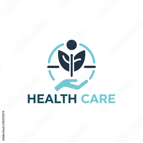 Health care logo design , Minimalist logo design for a healthcare center,  healthcare consulting agency, medical care, home care, telemedicine logo