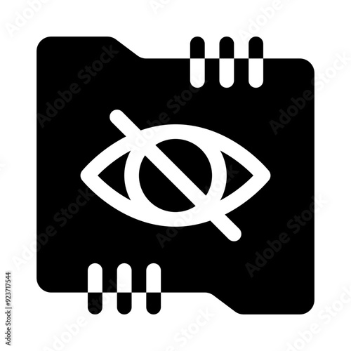 privacy glyph icon