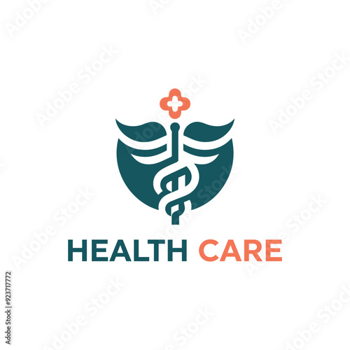 Health care logo design , Minimalist logo design for a healthcare center,  healthcare consulting agency, medical care, home care, telemedicine logo