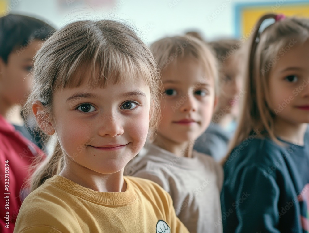 Class of Children in School Uniform Class of Children in School Uniform
