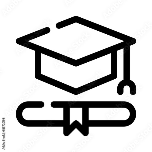 achievement line icon