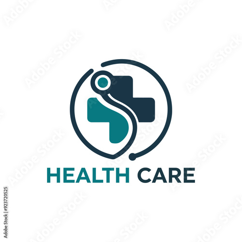 Health care logo design , Minimalist logo design for a healthcare center,  healthcare consulting agency, medical care, home care, telemedicine logo
