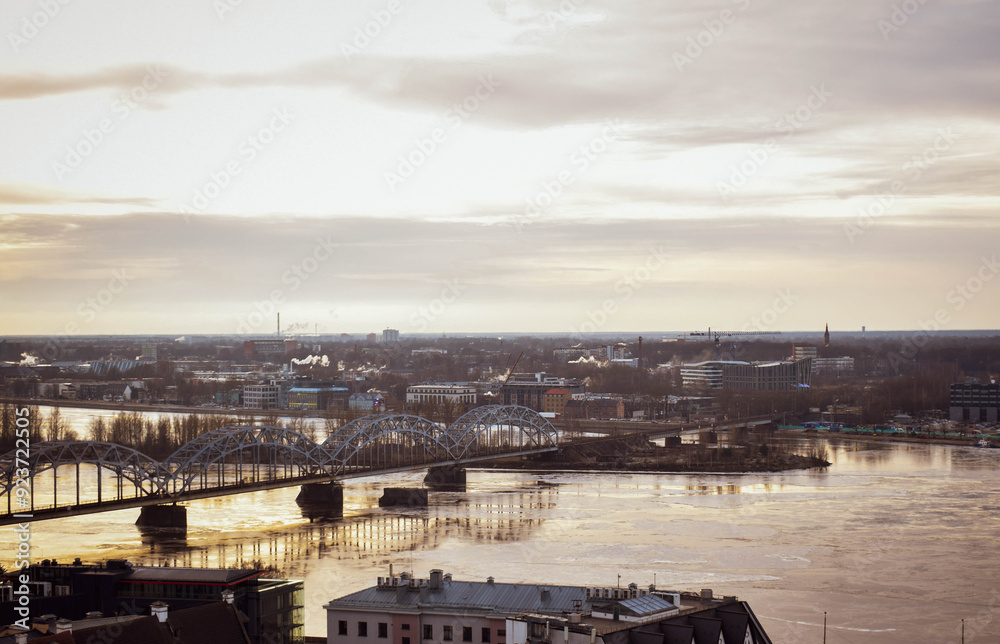 Obraz premium panorama of Riga