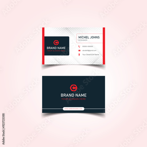 creative and modern professional visiting card design