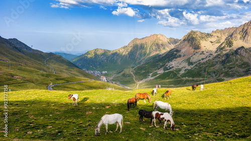 Panorama des hautes-Pyrénées françaises.