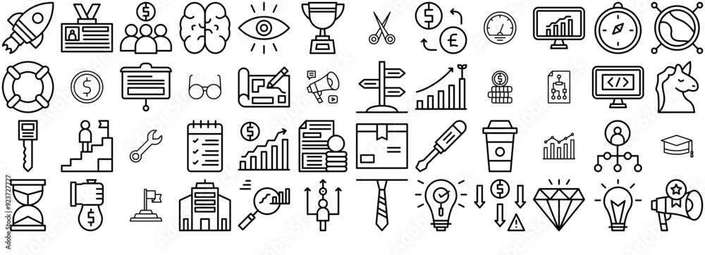 Mega Set Of Vector Business Startup Icons Web Header Banner Design Containing Cash,Success,Progress,Money,Currency Solid Icon Collection. Vector Illustration Mega Set Of Vector Business Startup Icons Web Header Banner Design Containing Cash,Success,Progress,Money,Currency Solid Icon Collection. Vector Illustration