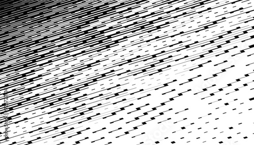 Black and white abstract transition pattern. Fade motion for background or jersey design. Vector Format Illustration 