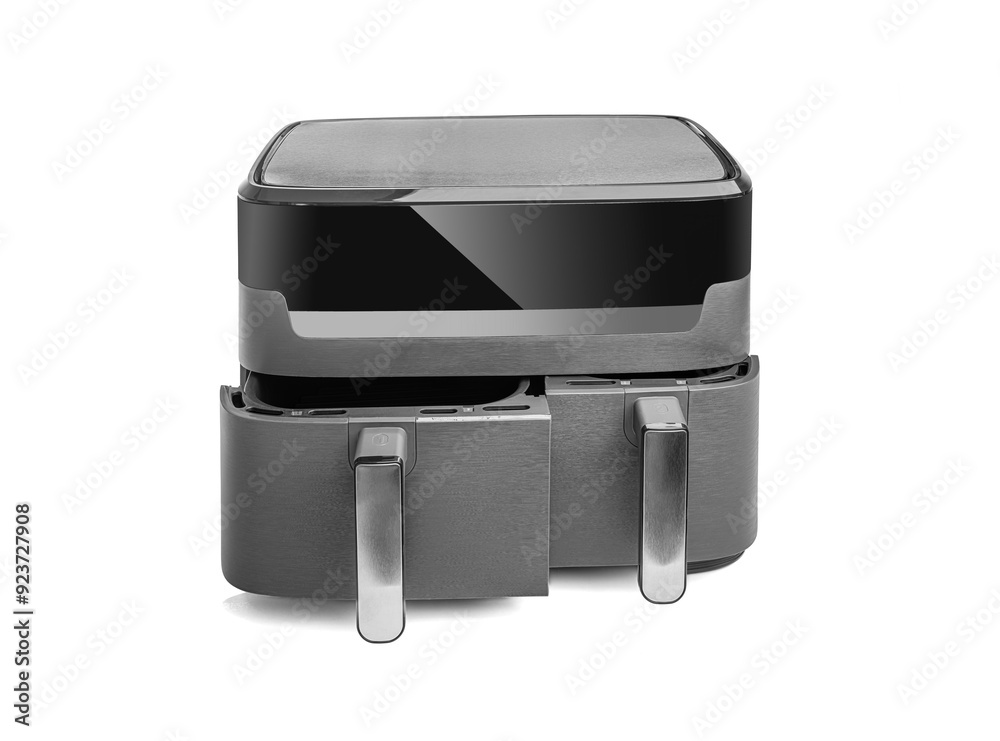 Air Fryer. Air grill multi-oven isolated on white background.