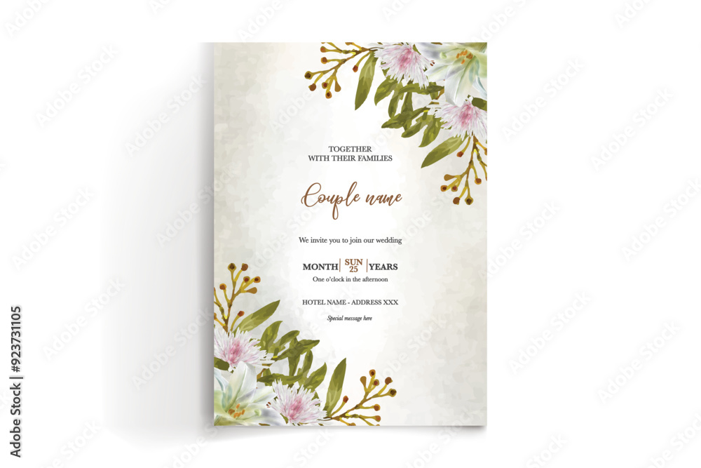 BRIDAL SHOWER FLORAL INVITATION TEMPLATE BRIDAL SHOWER FLORAL INVITATION TEMPLATE