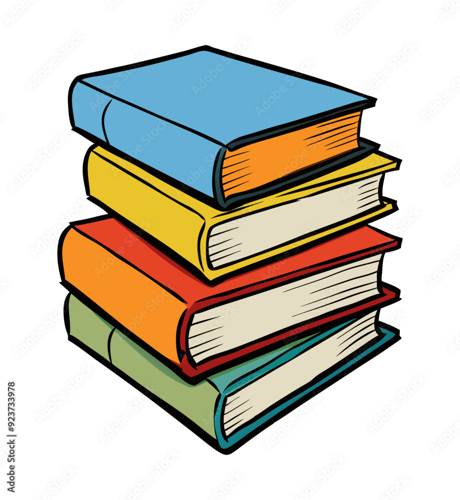 stack of books vector illustration stack of books vector illustration