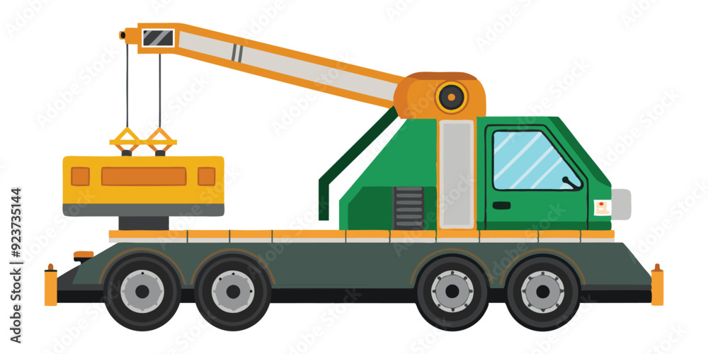 mobile crane isolated on white background mobile crane isolated on white background