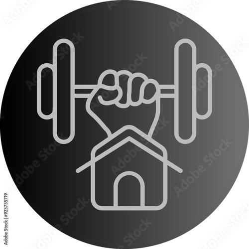Fitness Center icon Design