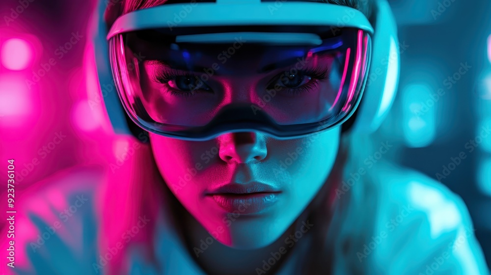 A gamer immersed in an intense gaming session at night, illuminated by colorful LED lights, wearing large headphones and staring at the screen. Ideal for technology and entertainment subjects. A gamer immersed in an intense gaming session at night, illuminated by colorful LED lights, wearing large headphones and staring at the screen. Ideal for technology and entertainment subjects.