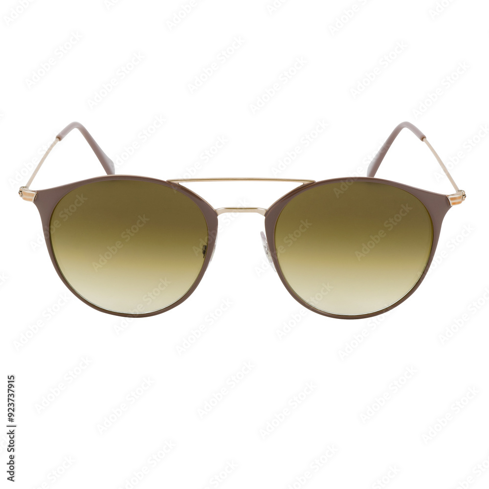 isolated stylish fashion brown sunglasses isolated stylish fashion brown sunglasses