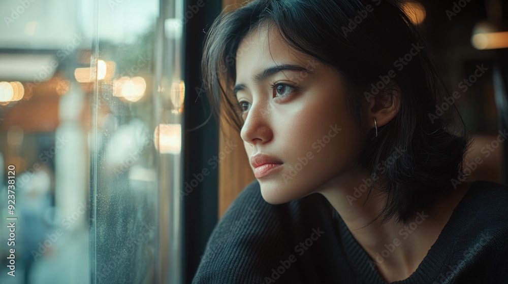 Contemplative Eyes: A Moment of Serenity Contemplative Eyes: A Moment of Serenity
