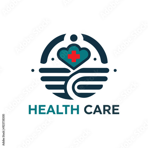 Health care logo design , Minimalist logo design for a healthcare center,  healthcare consulting agency, medical care, home care, telemedicine logo