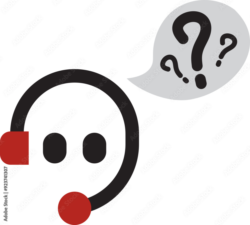 Fototapeta premium live support, live chat icon illustration