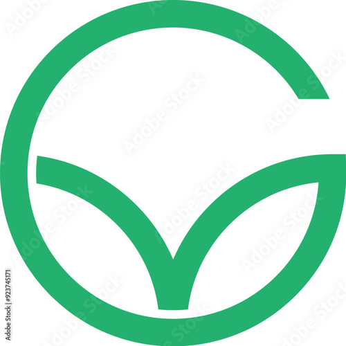 GM letter with Leaf logo design for your brand
