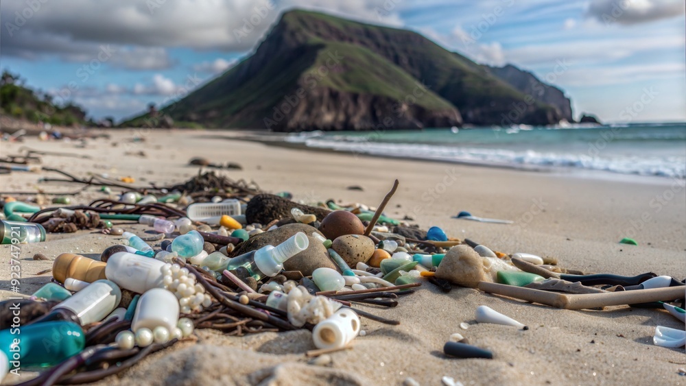 the plastic debris present in beach sediments the plastic debris present in beach sediments