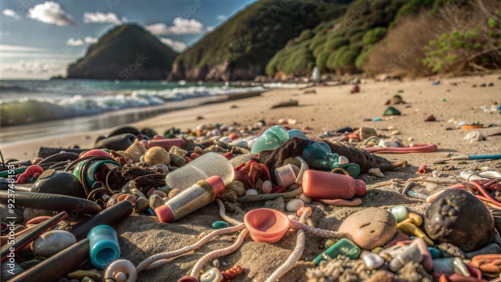 the plastic debris present in beach sediments the plastic debris present in beach sediments
