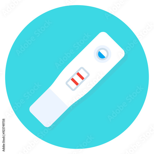 pregnancy test flat icon, png