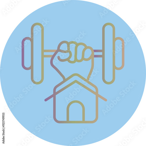 Fitness Center icon Design