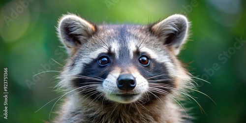 Closeup of a funny and cute raccoon face , raccoon, closeup, animal, wildlife, adorable, humorous, funny, fluffy, fur, whiskers, eyes