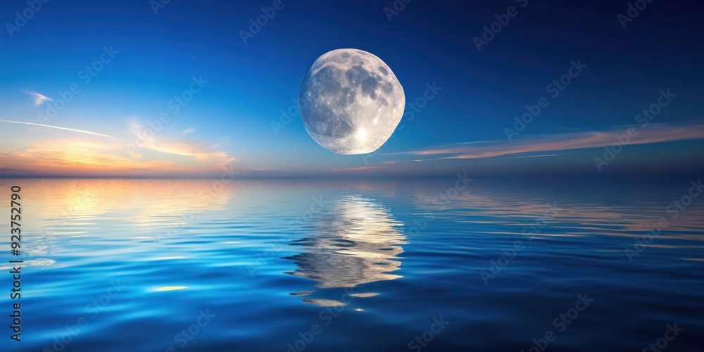 Moon reflecting on tranquil water surface, moon, reflection, water, serene, peaceful, night, sky, nature, landscape, beauty, calm Moon reflecting on tranquil water surface, moon, reflection, water, serene, peaceful, night, sky, nature, landscape, beauty, calm