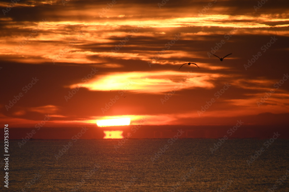 Obraz premium sunset over the sea
