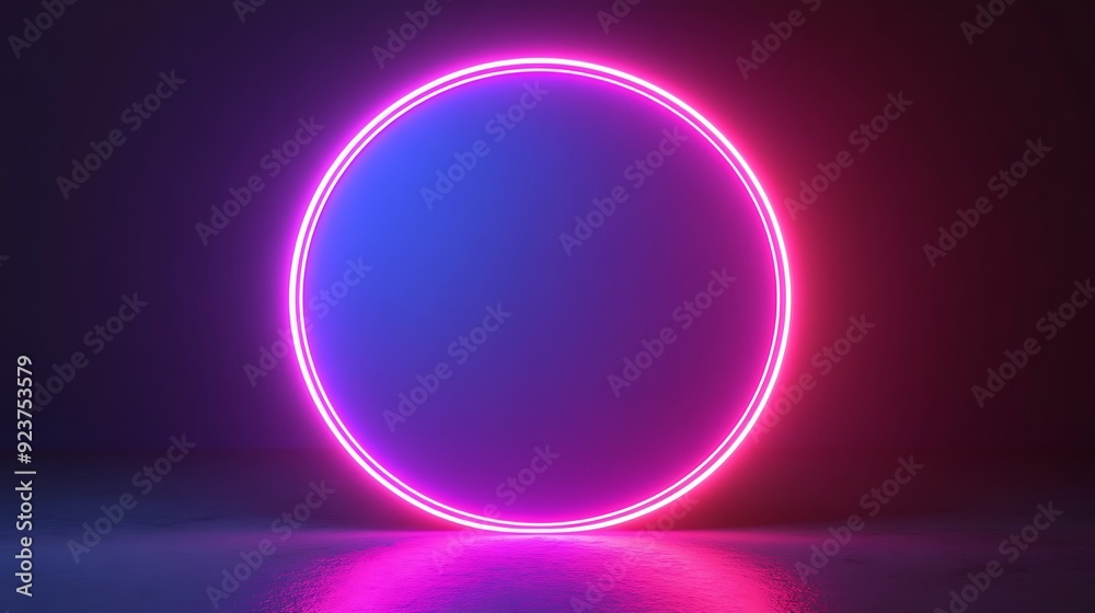 glowing neon bulb glowing neon bulb