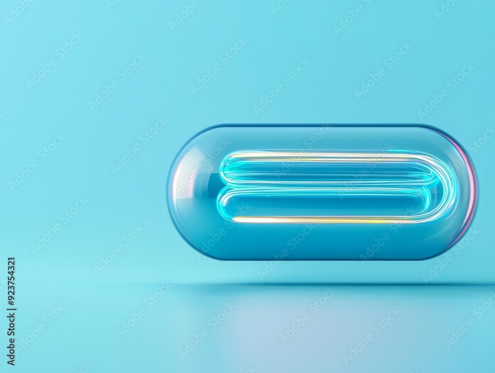 Closeup of a glowing energy supplement pill with a dynamic energy trail, Energy Support, Focused Vitality Closeup of a glowing energy supplement pill with a dynamic energy trail, Energy Support, Focused Vitality