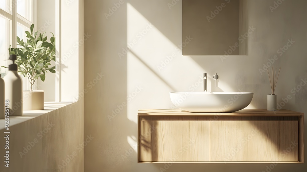 Minimalist Bathroom Design with Natural Light Minimalist Bathroom Design with Natural Light