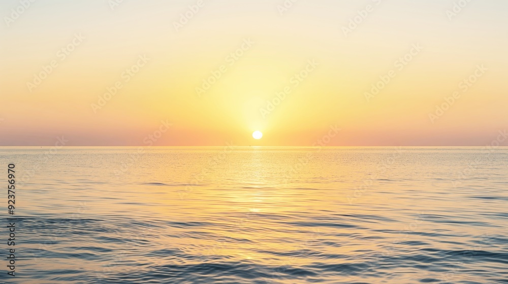 Awe-Inspiring Sunset on a Calm Ocean with Vibrant Sky Reflecting on the Gentle Waves, Creating a Serene Seascape Scene of Nature s Beauty and Tranquility Awe-Inspiring Sunset on a Calm Ocean with Vibrant Sky Reflecting on the Gentle Waves, Creating a Serene Seascape Scene of Nature s Beauty and Tranquility