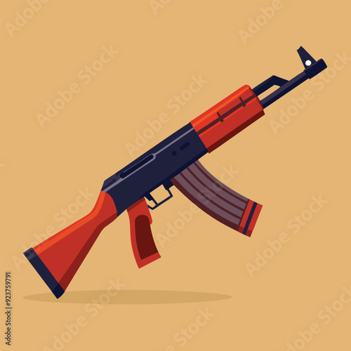 a picture of a gun that says guns
